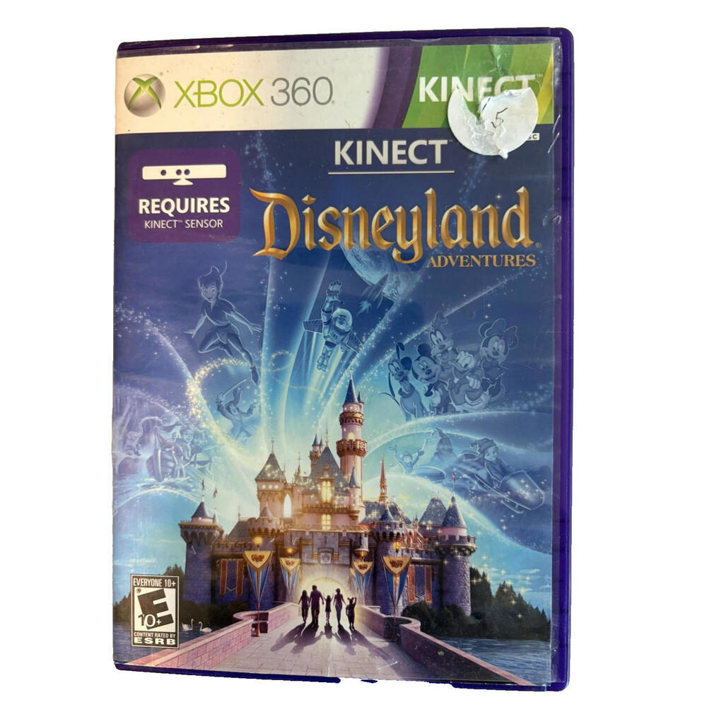 Disneyland Adventures Xbox 360 Kinect Game Tested Complete Disney Family Fun